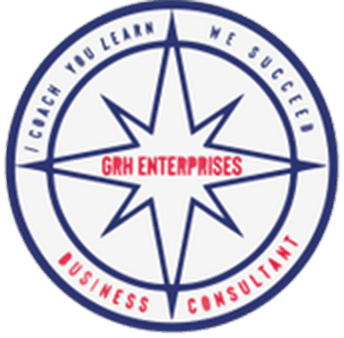 Here's an alt tag for the image: GRH Enterprises: Business Consultant Logo