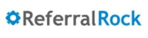 ReferralRock logo with blue and grey text.